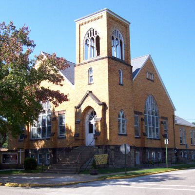 Pictured is the exterior of Jewett Methodist Church in Harrison County.