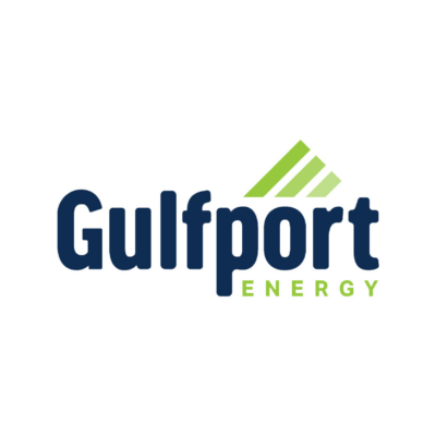 The Gulfport Energy logo is pictured.