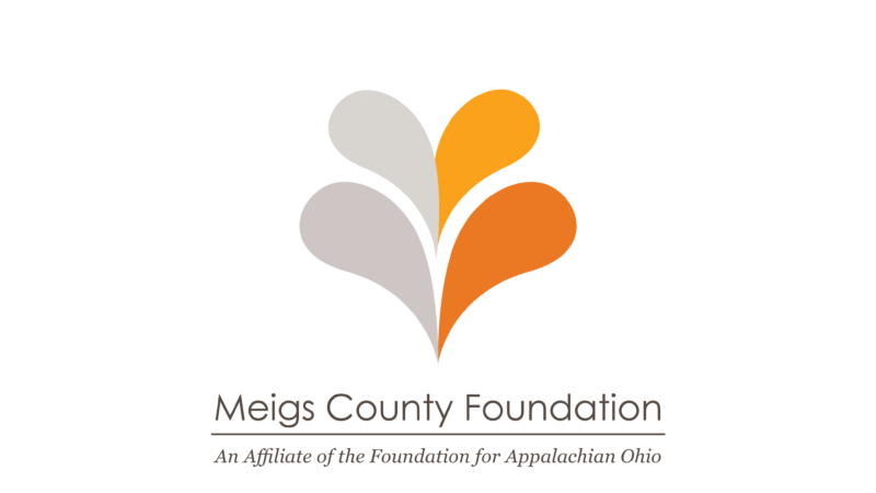 Logo in four colors displaying a fleur and the words "Meigs County Foundation - an affiliate of the Foundation for Appalachian Ohio"